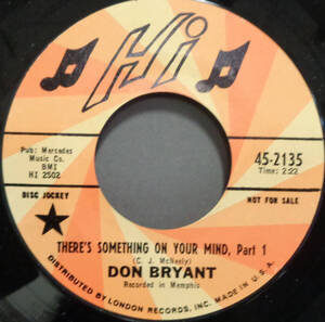 【SOUL 45】 DON BRYANT - THERE