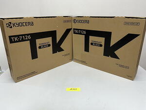 B-453【新品・箱傷みあり】京セラ　KYOCERA　トナーキット　ブラック　TK-7126　K　1色2箱セット　純正