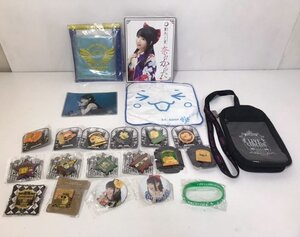 【中古】水樹奈々　グッズまとめ売り　雑貨まとめ②　ピンバッジ　缶バッジ　かるた等　22点