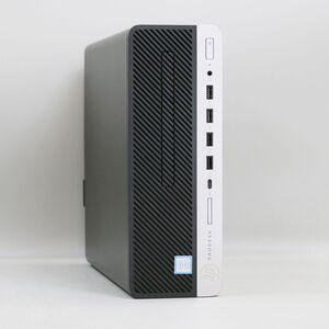 1円スタート 第8世代 i7 搭載 HP ProDesk 600 G4 SFF (Core i7-8700/メモリ16GB/SSD256GB+HDD1TB/Windows 11 Pro)