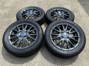 【軽四 冬用セット 14インチ Weds VELVA SPORTⅡ メッシュアルミ ホイール スタッドレス TOYO GARIT G5 4本セット 14×4.5J +45 4穴 PCD100