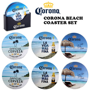 CORONA コロナ コースターセット S/6 BEACH