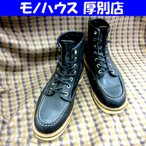 UNITED WORKERS モックトゥ ブーツ 6 1/2 約24.5cm ブラック 本革 UW2012 レザー ユナイテッドワーカーズ アメカジ 札幌市 厚別店