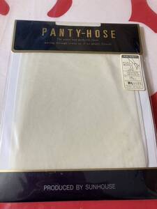 sunhouse panty hose サポートタイプ リボンアンクレット アイボリー パンティホース 白 stocking パンティストッキング