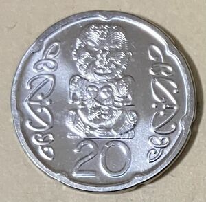 ニュージーランド　20セント　2006年　外国コイン　アンティーク　古銭　外国銭　ニュージーランドコイン　海外