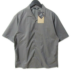 未使用 THE NORTH FACE ノースフェイス スワローテイル オープンカラーシャツ Open Collar Shirt FG ヒューズボックスグレー S 27107077