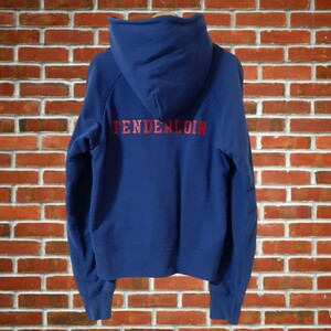 TENDERLOIN テンダーロイン ジップフードパーカー サーマル XS ネイビー