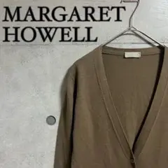 【美品】MARGARET HOWELL 英国製 ウール 薄手 カーディガン