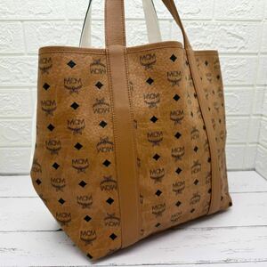 【希少モデル】MCM エムシーエム PHENOMENON フェノメノンコラボ 限定 トートバッグ 肩掛け A4可能 大容量 レザー マザーズバッグ メンズ