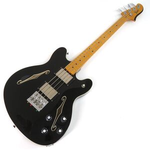 092s☆Fender China フェンダー Starcaster Bass ブラック エレキベース ※中古