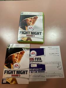 Xbox360★ファイトナイト ラウンド３★used☆Fight Night Round 3☆import Japan