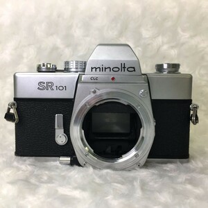 minolta SR101 ミノルタ SR101 色：シルバー 35mm一眼レフカメラ MCマウント 機械式シャッター 露出計内蔵 ジャンク品 ／ 05-01058