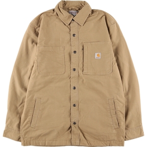 古着 カーハート Carhartt ダック地ワークシャツジャケット メンズXL /eaa378653