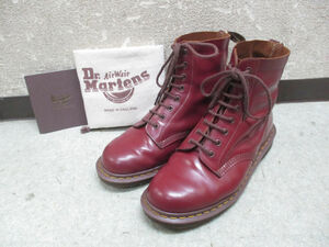 3796) 良品 Dr.MARTENS ドクターマーチン 英国製 1460 VINTAGE UK9 OXBLOOD 袋付き