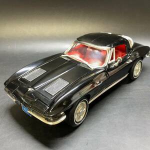 Ertl アーテル 1963 Chevrolet Corvette シボレーコルベット Split Window 1/18 ミニカー 希少 当時物 レトロ アメ車 黒