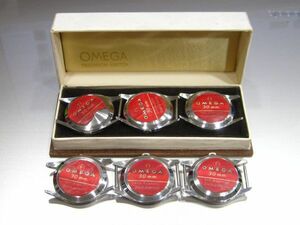 M1-867■1円スタート 未使用品 裏蓋シール有 OMEGA オメガ 腕時計 パーツ 30mm ケース 2760-9 SC まとめて 計6点