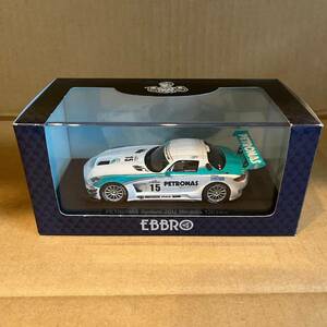 ＃9 EBBRO 1/43 No.28 28 Merdeka 12h race PETRONAS Syntium SLS AMG GT3 44841 [ エブロ ミニカー フィギア 人形 イグニッション ]