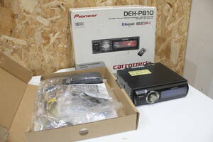 TH08162　pioneer　Carrozzeria　DEH-P810　1DIN　CDプレイヤー　動作未確認　現状品