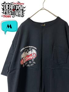 DEAD POP FESTiVAL 2016 RideMe ポケットTシャツ M