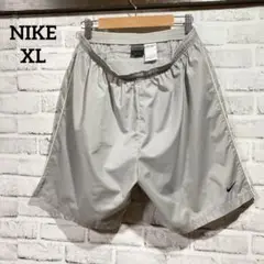 00s ナイキ ハーフパンツ メンズ XL グレー ナイロンパンツ 大きいサイズ