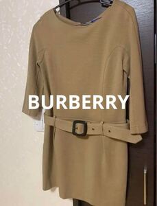 Burberry Blue Label 秋冬ワンピース　ベルト付き