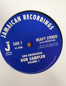 Dub Sampler Volume1 10インチ　Jamaican Recordings