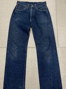 1円スタートLEVIS 501ZXX オリジナルビンテージ 50s 皮パッチ　レザーパッチ ヴィンテージ501xxリーバイスオール綿糸BIGE USA製 ビッグE