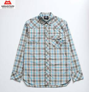 【 MOUNTAIN EQUIPMENT マウンテンイクィップメント 】クールマックス LS Tartan Shirt タータンチェック 長袖シャツ S 421834 定価\12,650