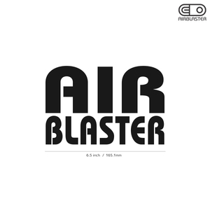 【AIRBLASTER】エアブラスター★07★ダイカットステッカー★切抜きステッカー★6.5インチ★16.5cm