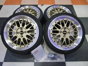 新品未使用 BBS LM441 17インチ 7J+42 4H100 YOKOHAMA ADVAN FLEVA v701 195/40R17 ※タンク ルーミー トール etcに!!