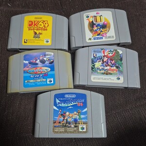 ◇ニンテンドー64 ソフト5本セット 中古 ソフト ロクヨン NINTENDO64 任天堂 日本製 カセット ロム