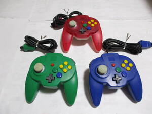 N64　ホリパッド　コントローラー　３台セット　良品　激安！！！！！！