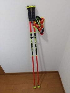 LEKI レキ VENOM GS 3D SKI ストック ポール FIS 選手用 120cm アルペン インカレ インハイ マスターズ 全中 GS SG 　