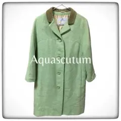 Aquascutum アクアスキュータム vintage ツイード コート