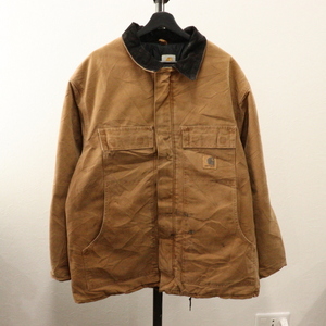 O179 2004年製ビンテージ carhartt カーハート ダック トラディショナルコート■00s 表記XLサイズ ブラウン アメカジ 中綿 ワーク 古着卸