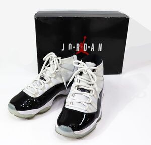 NIKE (ナイキ) AIR JORDAN 11 RETRO エアジョーダン11 レトロ / WHITE/BLACK-CONCORD / 378037 100 中古品 27cm □