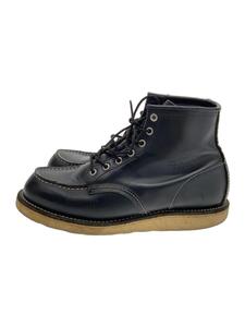 RED WING◆レースアップブーツ/US8.5/BLK/レザー/8179