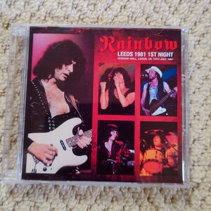 ●Rainbow CD2枚組 ●LEEDS 1981 1ST NIGHT ●UK 13th JUNE ,1981