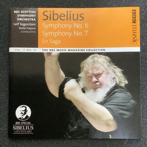 BBC MUSIC MAGAZINE セーゲルスタム シベリウス 交響曲 6番 / 7番 BBCスコティッシュ響 ショーヨム エン・サガ 2006 LIVE