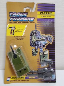 トランスフォーマー　G1　欧州圏　復刻 シリーズ　TRANSFORMERS Classic　BRAWL　コンバットロン 狙撃兵 ブロウル