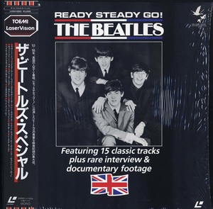 送料無料！「THE BEATLES ”READY STEADY GO!” ／ザ・ビートルズ・スペシャル」LD_帯付き_特製クリアファイル付