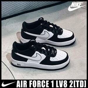 送料510円～ 新品 11.0cm ナイキ フォース 1 ロー ブラック/ホワイト FORCE 1 LV8 2 TD NIKE DV1624-001 トドラーシューズ