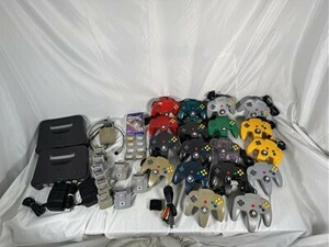 【ジャンク品】1000円スタート！　動作未確認　Nintendo64　本体　コントローラーなどの周辺機器　まとめ売り　1FA1-T140-11HAG33