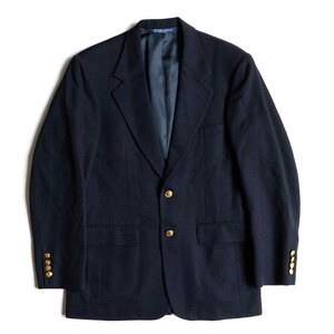 【最高級品/USA製】POLO RALPH LAUREN【テーラードジャケット /紺ブレ】 金牡丹 ポロラルフローレン ブレザー u2411136