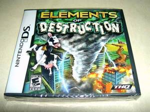 新品未開封 ● Elements of Destruction ● 海外ニンテンドーDS 任天堂 日本未発売　※日本のニンテンドーDSでも遊べます♪