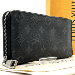 新型◆極美品◆LOUIS VUITTON ルイヴィトン ジッピーヴェルティカル エクリプス 長財布 ロングウォレット ラウンドファスナー モノグラム