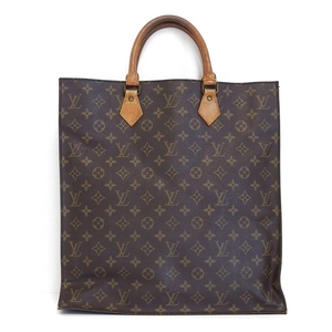 C24-1439【ジャンク】LOUIS VUITTON ルイヴィトン M51140 サックプラ モノグラム トートバッグ ビジネス A4 PVC マロンブラウン 書類かばん