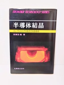 希少 レア◆科学 技術◆【半導体結晶 エレクトロニクスをささえる技術】河東田隆 丸善出版 蒐集 昭和 古本 古書 図書 絶版本