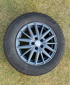 スタッドレスタイヤ バリ山 アルミホイール ブリヂストン VRX 2 195/65R15 1本