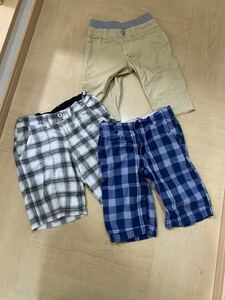 ハーフパンツ ズボン ショートパンツ 男の子 半ズボン mps zara gap 3着セット　130サイズ　140サイズ